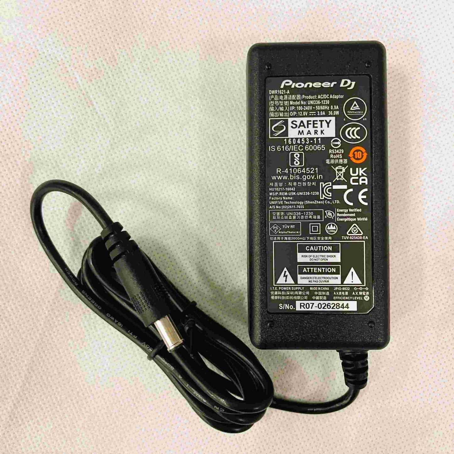 Pioneer DJ/Alpha Theta DWR1621-AC ADAPTER